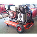 Virzuļu kompresors ar benzīna dzinēju  BK19-2x10-9S HONDA b/l